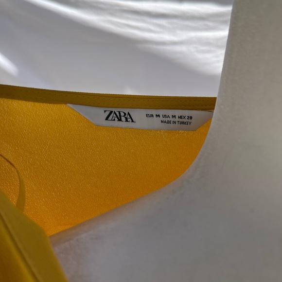 Sunshine yellow Zara blouse - Picture 4 of 5